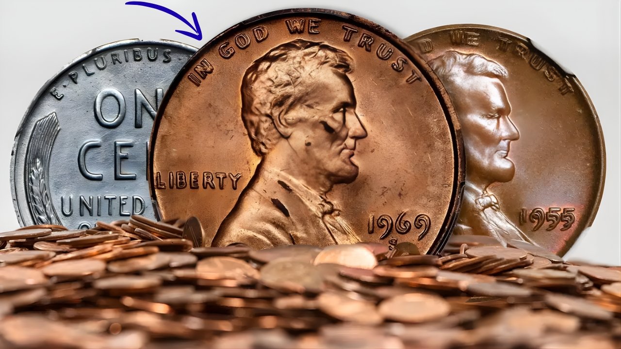 10 Rare Wheat Penny Coins