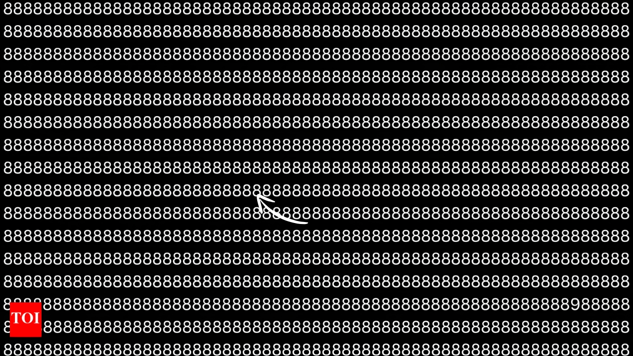 Number Optical Illusion